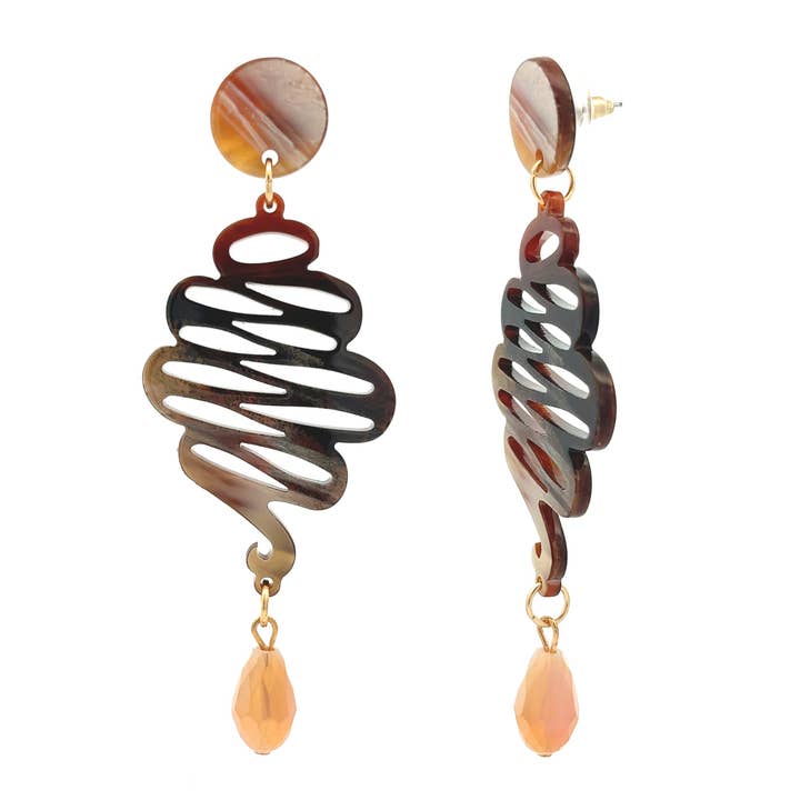 Acrylic Earring - FT2344E403 for wholesale by AMORINO SRL