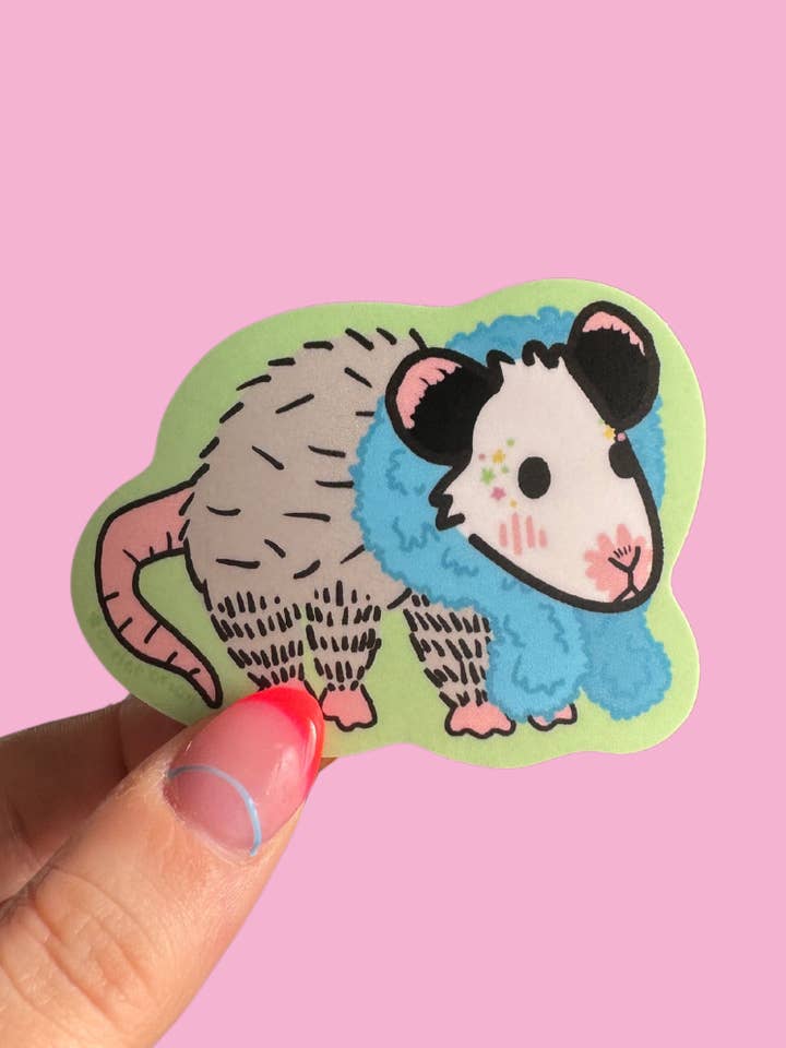 Opossum Diva Bubble-free sticker for wholesale by Outlet Orion