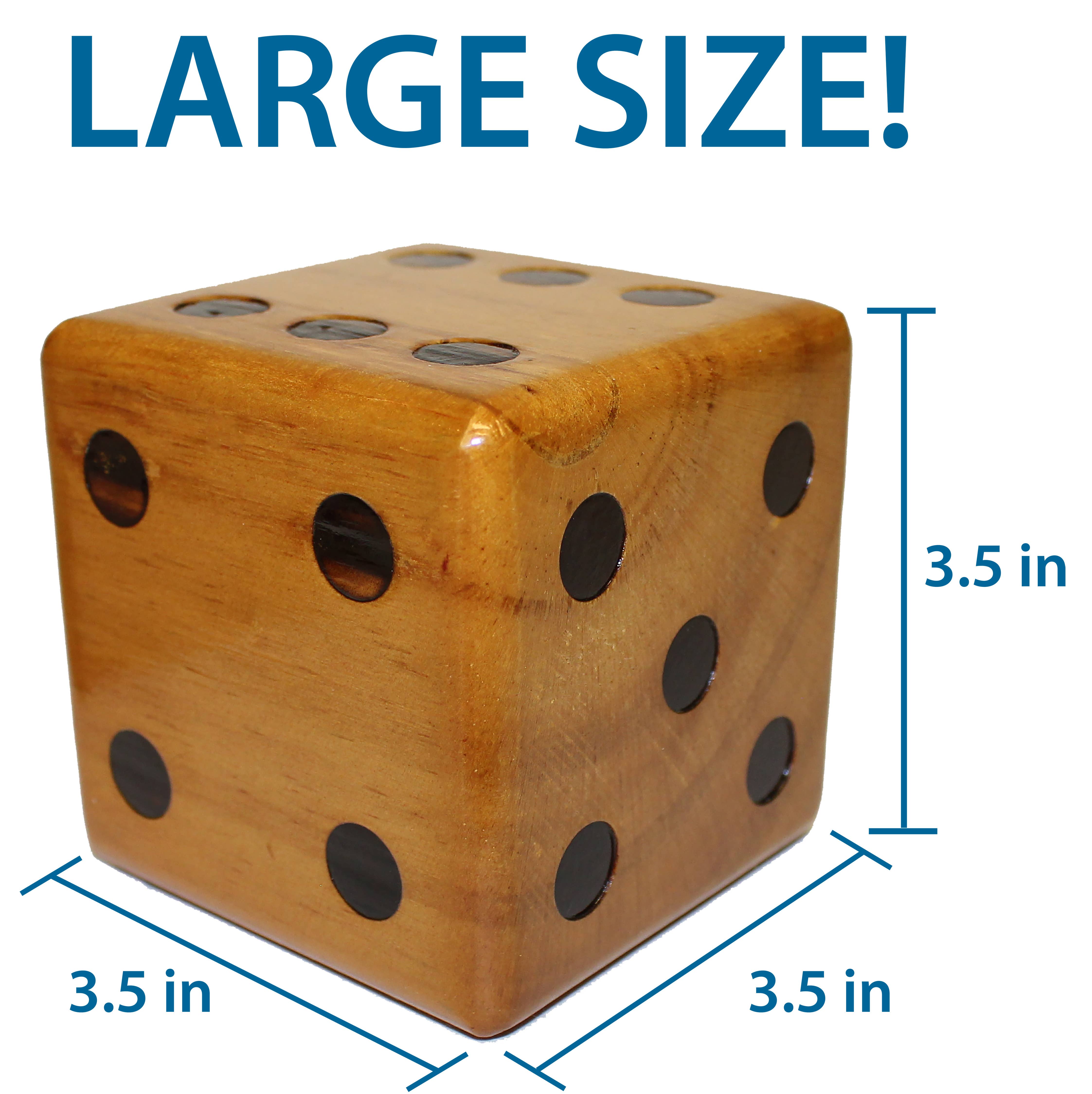 GetMovin' Sports - Wholesale Dice - Giant Stained Yardzee and Yard Farkle Dice Set (All Weather)2