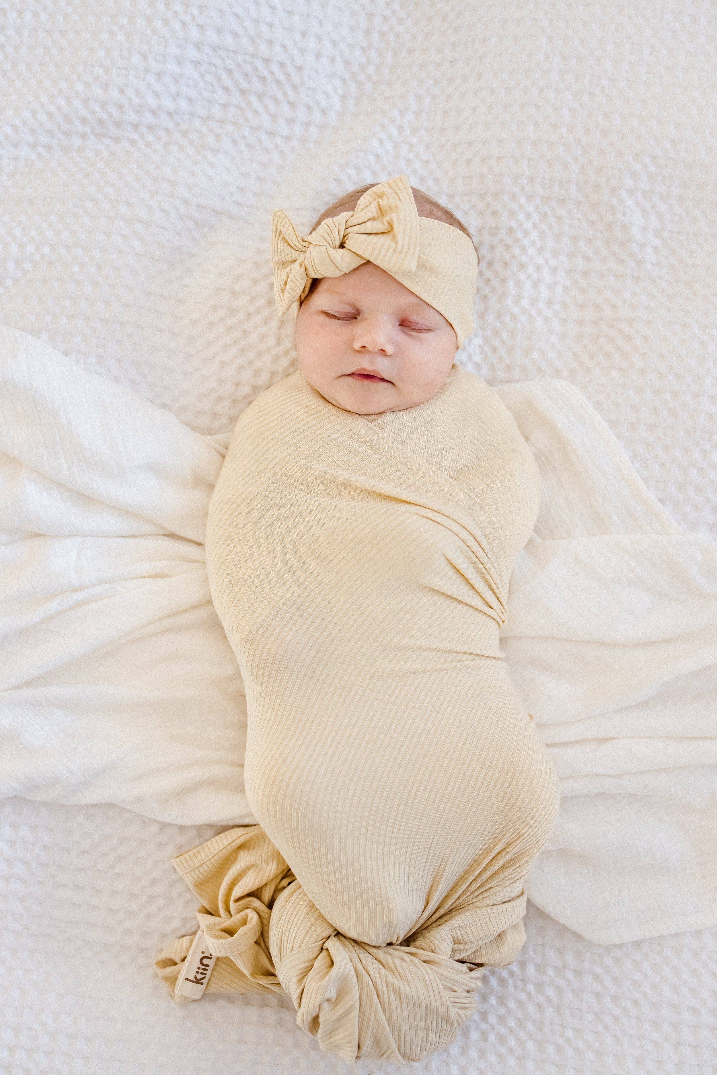 Kiin Baby - Wholesale Swaddle - Baby - Bamboo Stretch Swaddle9