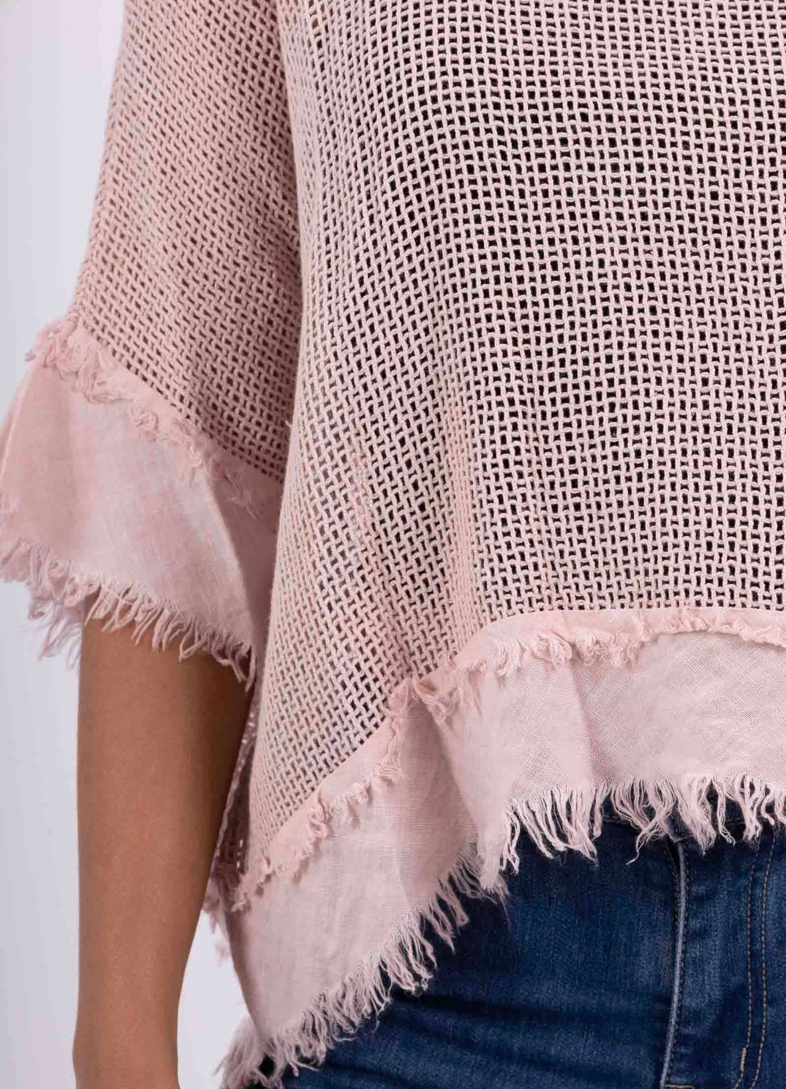 LINEN & COTTON HOUSE – Großhandel Bluse – Damen – TOP AUS BAUMWOLLSTRICK 23911 100 % BAUMWOLLE20