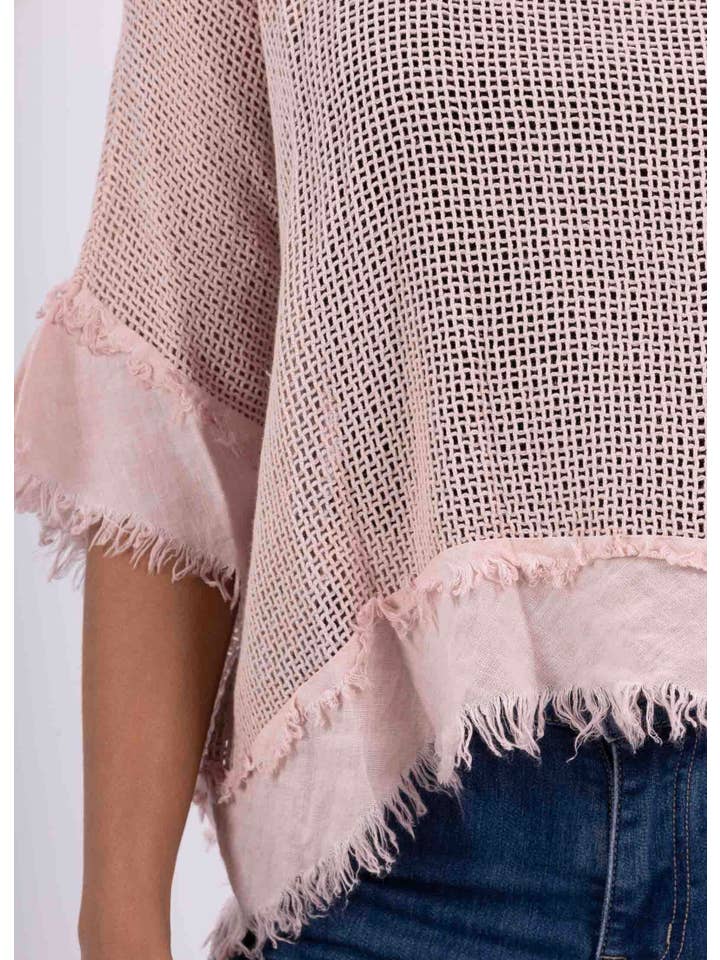 LINEN & COTTON HOUSE – Großhandel Bluse – Damen – TOP AUS BAUMWOLLSTRICK 23911 100 % BAUMWOLLE20