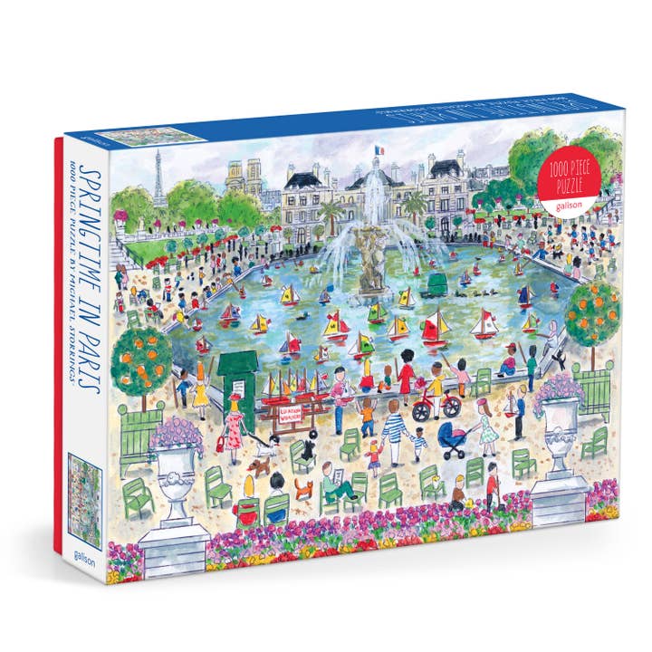 Chronicle Books - Wholesale Puzzle - Adult - Michael Storrings Springtime in Paris 1000 Piece Puzzle
