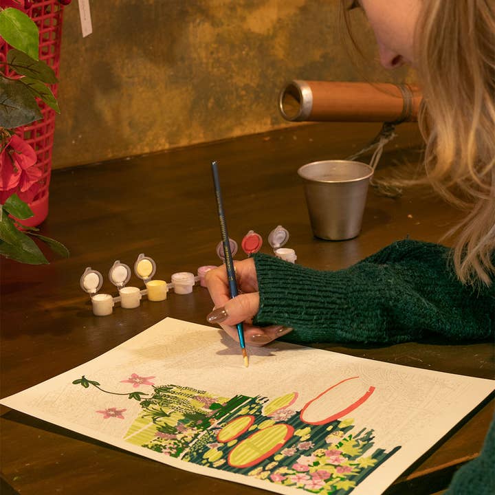 La Petite Épicerie - Vendita all'ingrosso Stampa artistica - Kit pittura con numeri - Serra di ninfee di Elaine Lee1