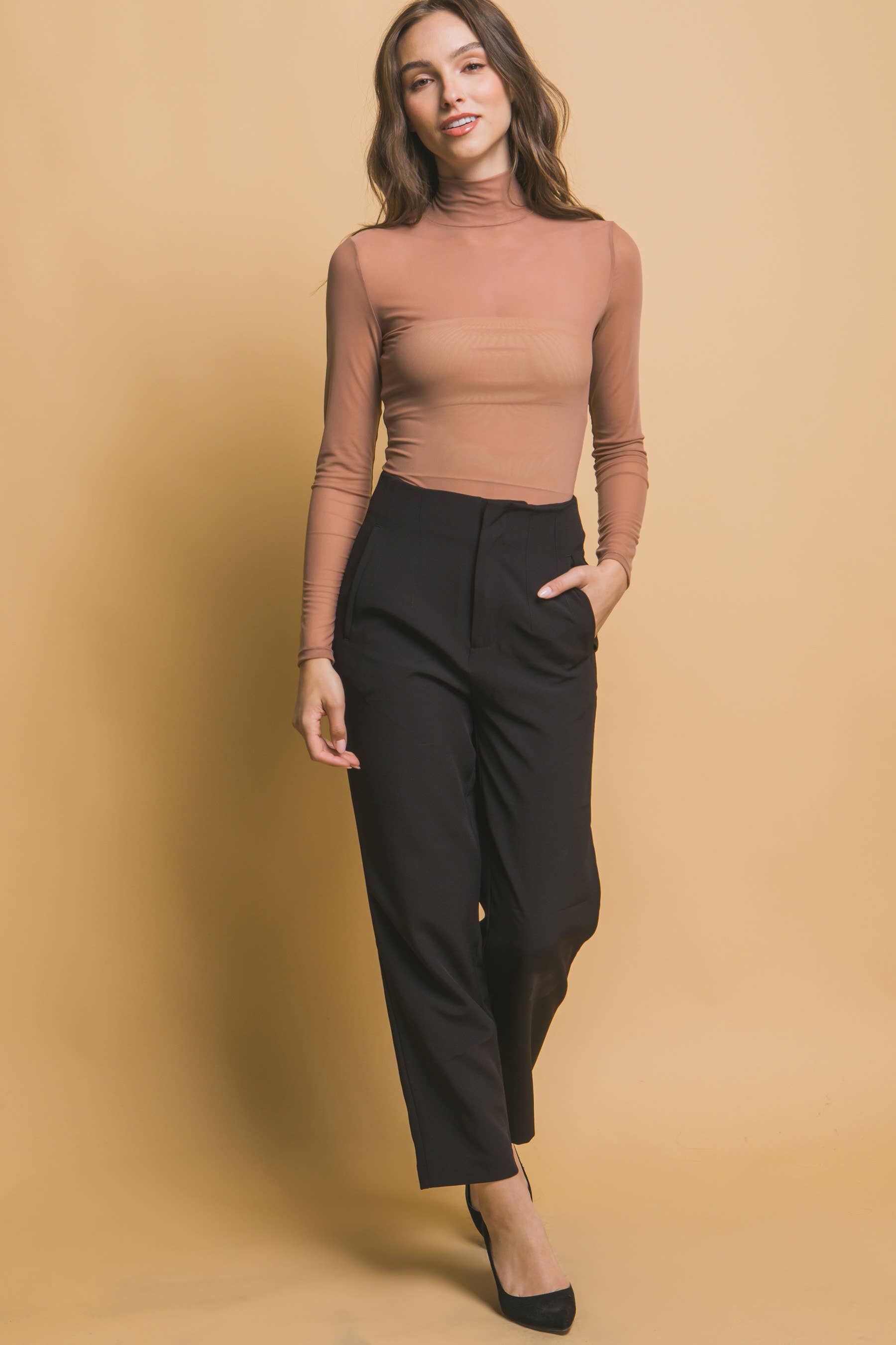 Peace Love Line - Wholesale Bodysuit - Women's - PL3459 - LONG SLEEVE SHEER BODYSUIT20