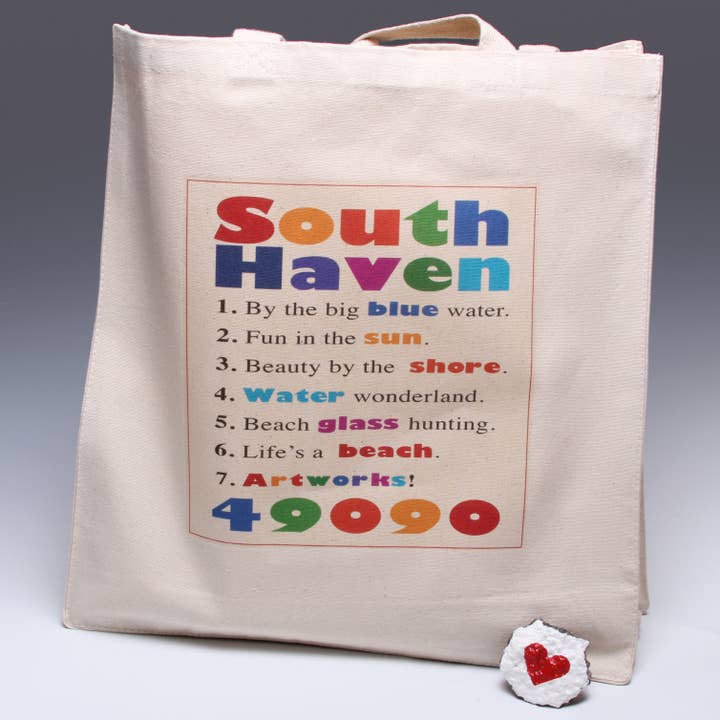 Fully Gusseted Colorful CUSTOM Tote Bag~Design your own! for wholesale by Liane Fried Studio