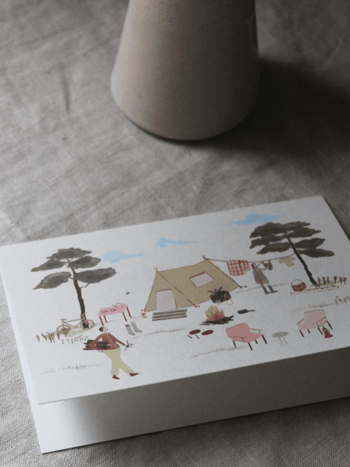Harriet Watson – wholesale Everyday greeting card – Weekend in the Woods Card2