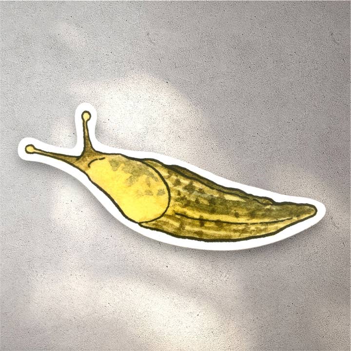 Banana Slug Sticker for wholesale by Anagram Press