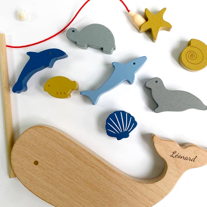 Les Petits Citrons - Wholesale Toy Set - Kids - Wooden and magnetic fishing game - Ocean theme5