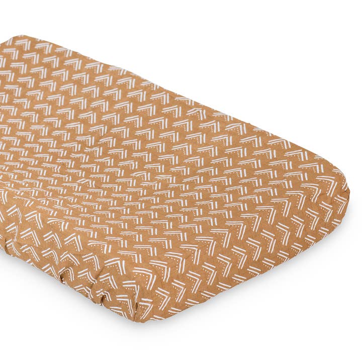 Lulujo - Wholesale Changing Mat/Pad Cover - Baby - Cotton Change Pad Cover - Mudcloth