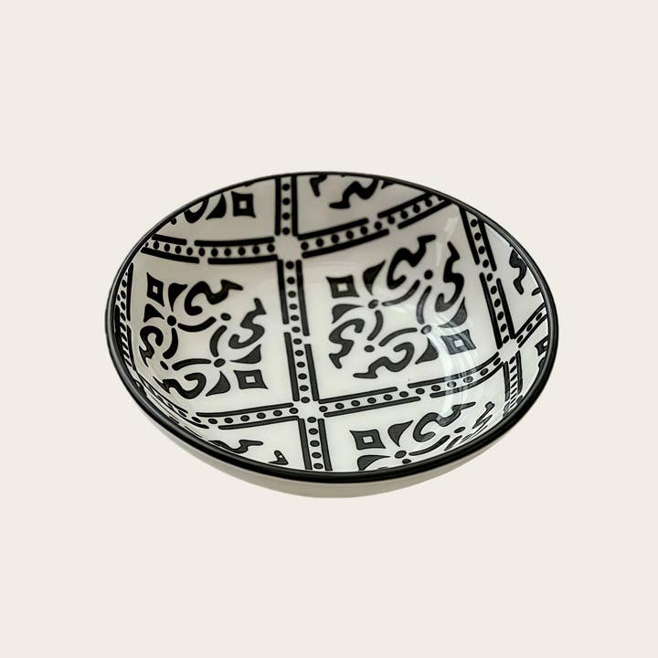 Otterware - Vente Bols à condiments/sauces - Plat à sauce en céramique peint à la main bohème9