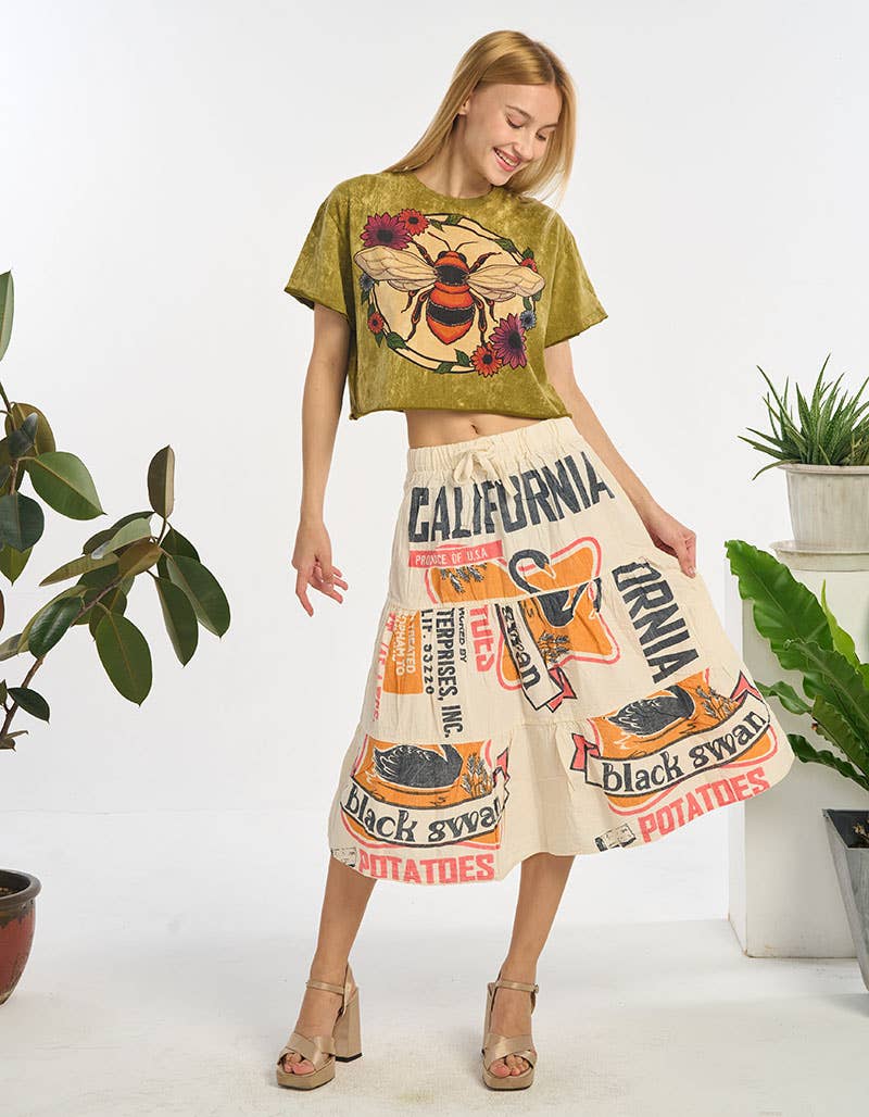 Kathmandu Imports – Engroshandel Nederdel - Dame – BOMULD SNAVERT (TH-1930)0