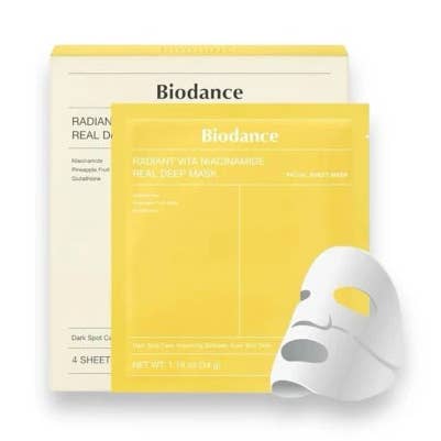 Biodance Radiant Vita Niacinamide Maske – 4 stk. for engroshandel hos LD FRANCE
