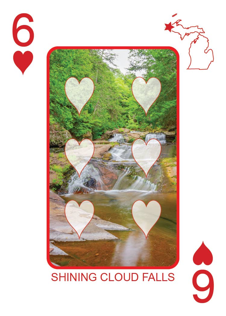 Phil Stagg Photography - Wholesale Playing Cards - WATERFALLS OF MICHIGAN - Playing Cards - Euchre Friendly33