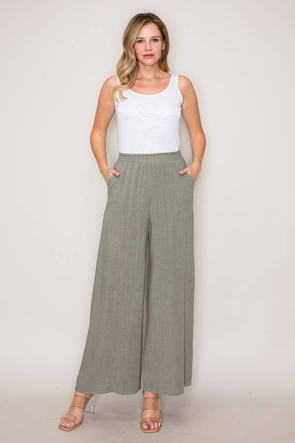 Chris & Carol Apparel - Venta al por mayor Pantalones - Mujer - 232133P-PANTALONES SÓLIDOS TEJIDOS7