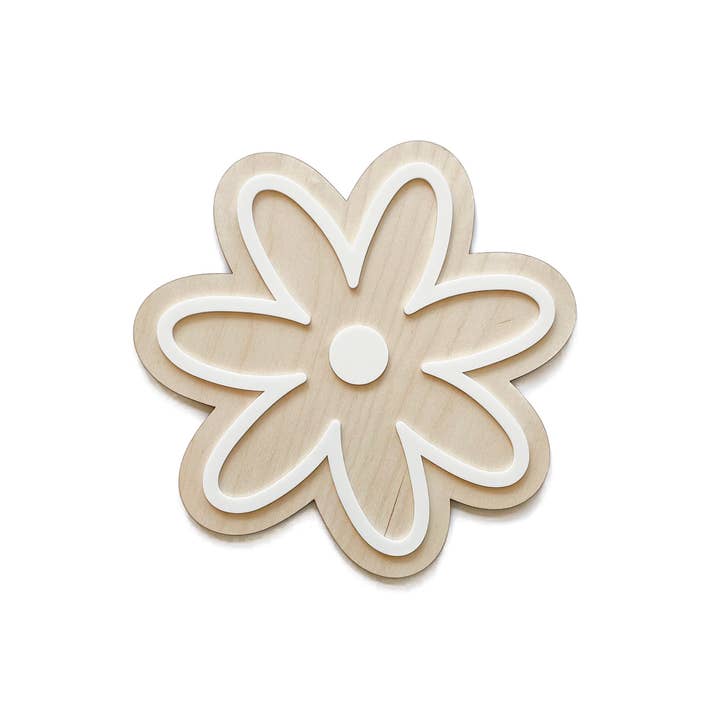 Panneau floral, décoration de chambre d'enfant, panneau mural pour bébé pour la vente par 97 Design Co.