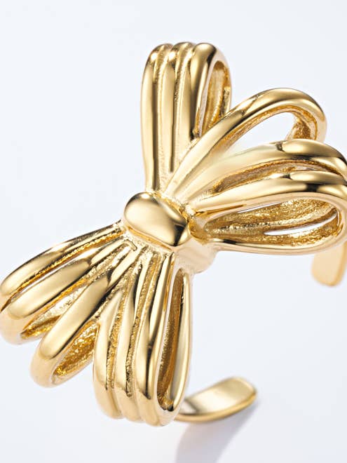 Stainless steel ring 424CA04 for wholesale by BYREN | ÉLINE L'ATELIER