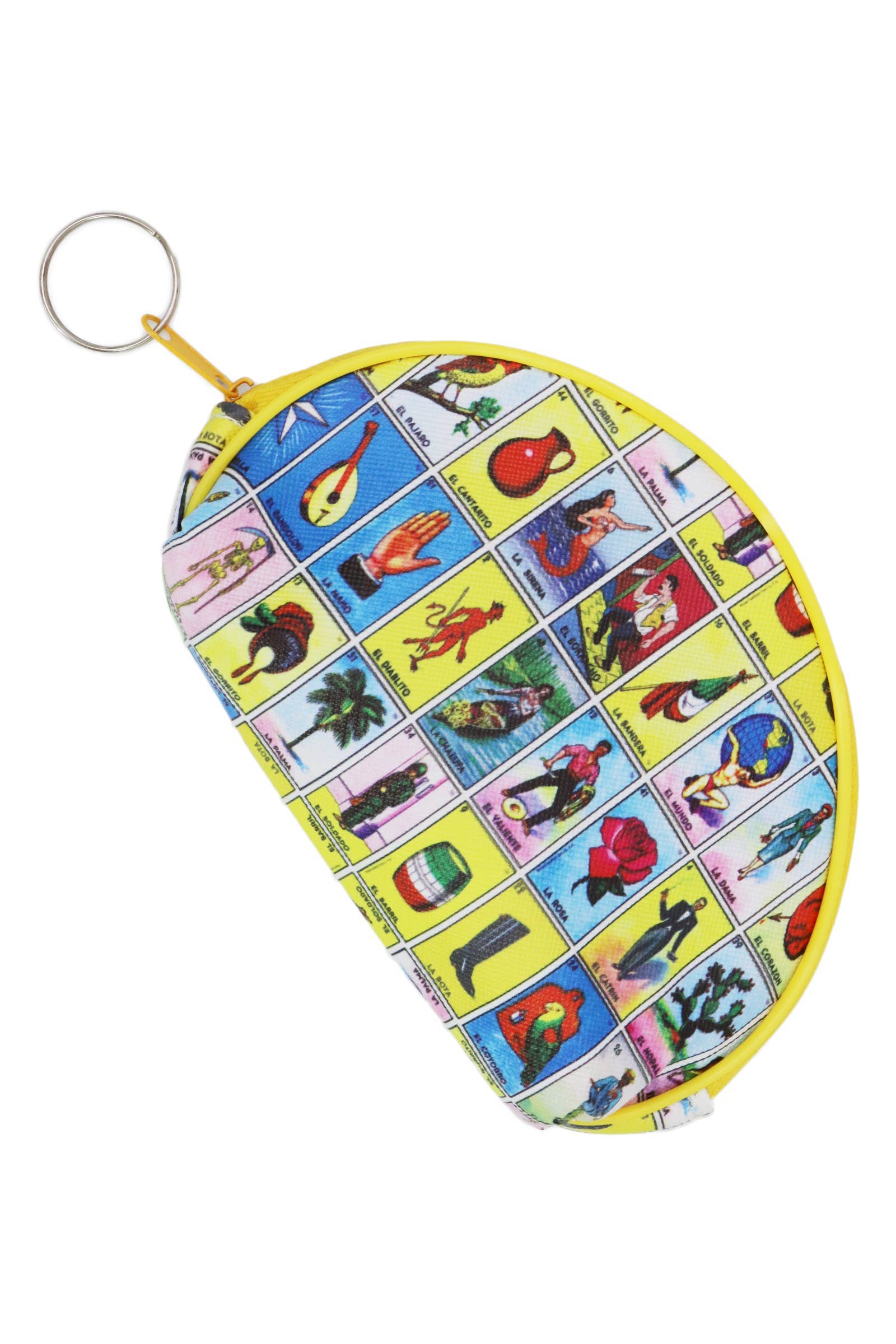 La Loteria Yellow Zipper Pu Coin Purse for wholesale on Faire1