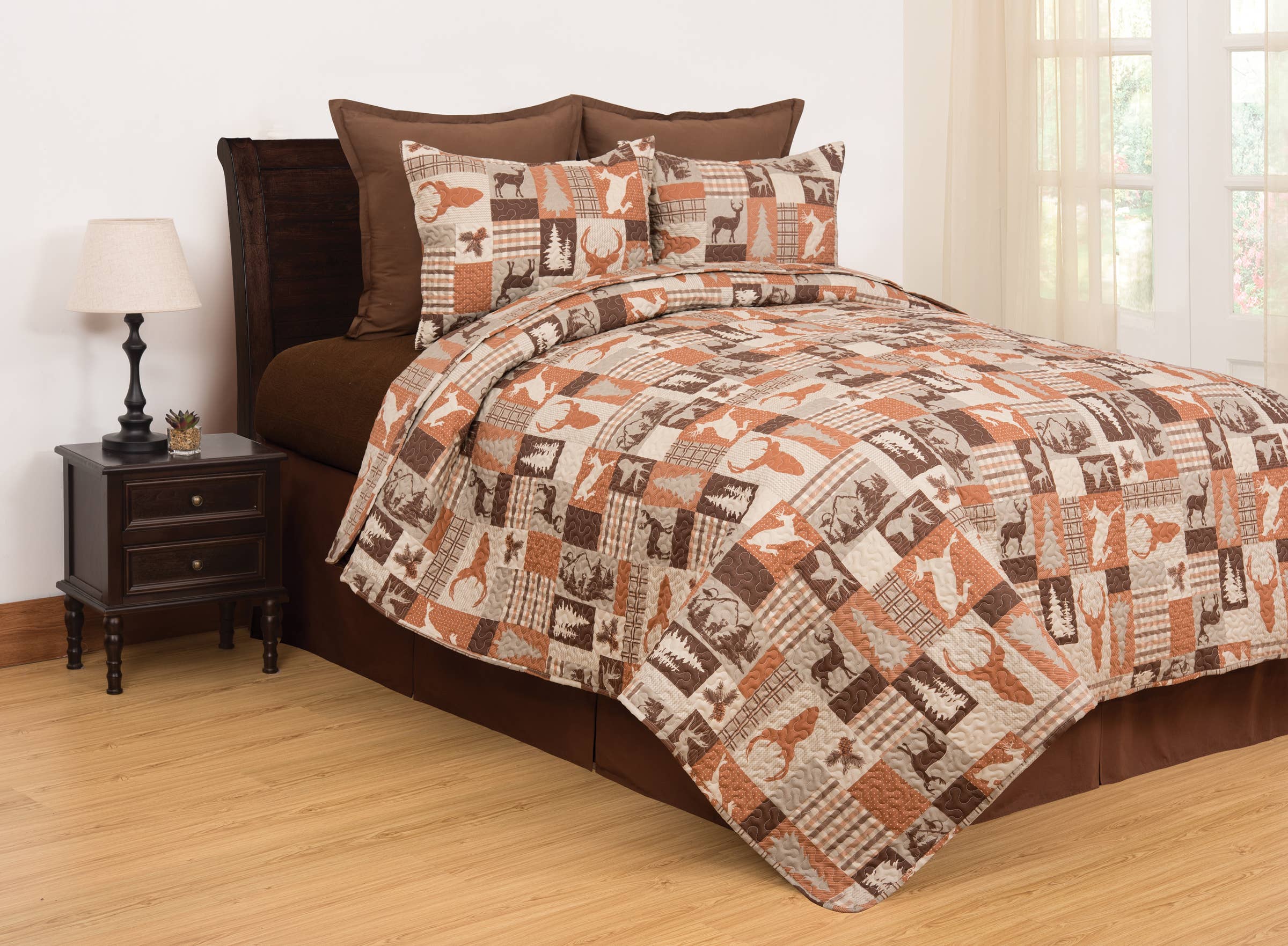 C&F Home - Wholesale Bedding Set - Buck Ridge Trail Rustic Lodge King 3 Piece Quilt Set1