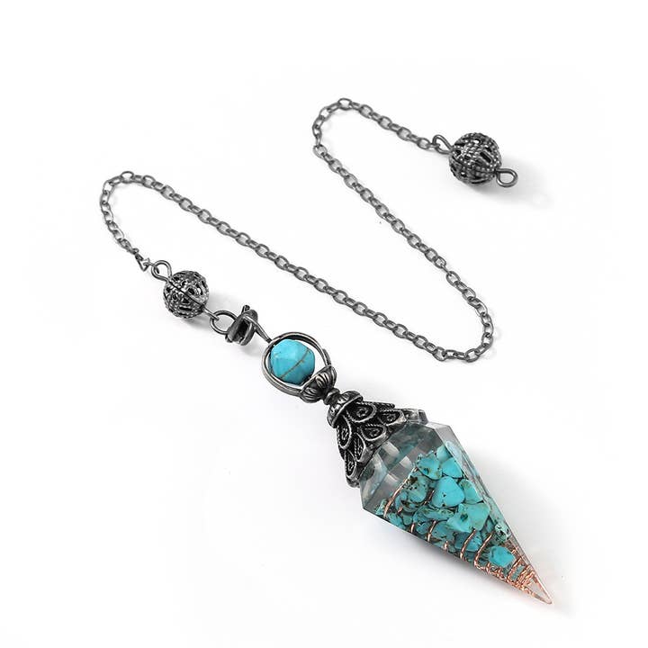 Gemcohub - Wholesale Spiritual Stone/Crystal - Hexagonal Pyramid Crystal Stone Pendulum20