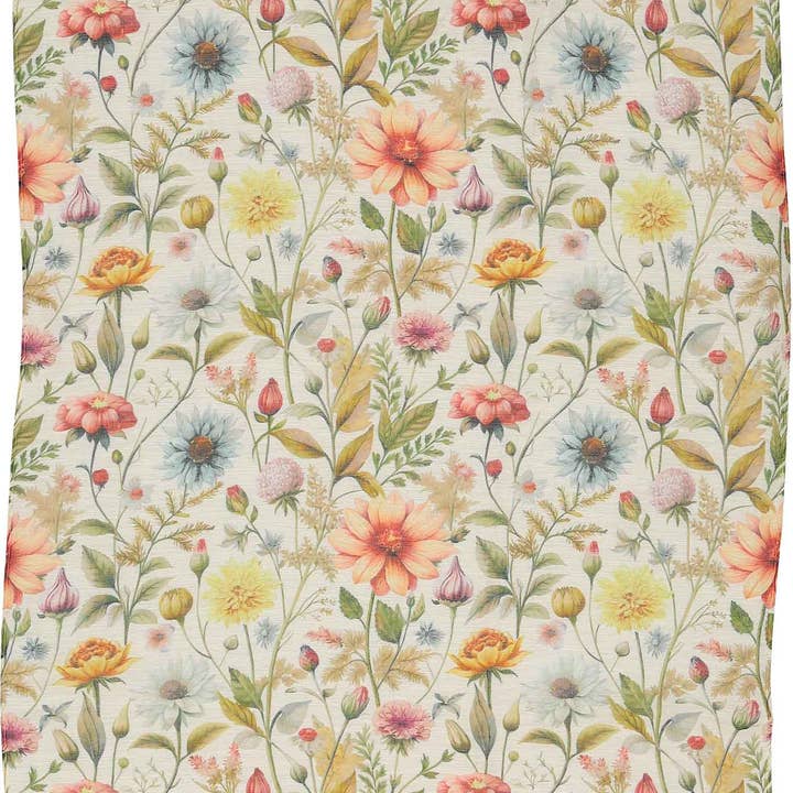 FRAAS - The Scarf Company - Wholesale Scarf - Women's - Vintage Floral Hemp Cotton Scarf2