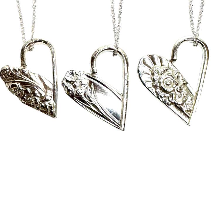 Two Become One Heart Necklace for wholesale by Handpicked By Lori