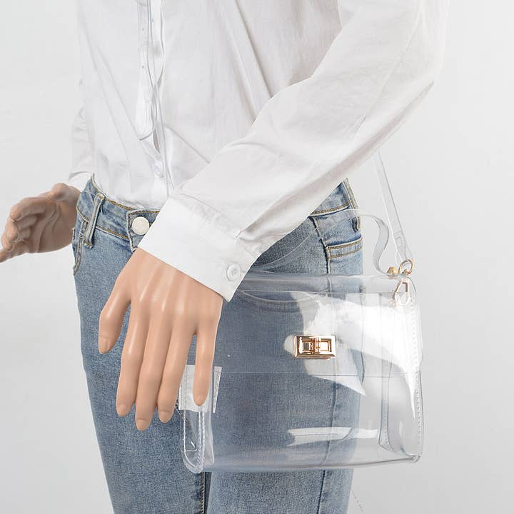 3AM BY H&D ACCESSORIES – wholesale Axelväska - Dam – Transparent Crossbody väska