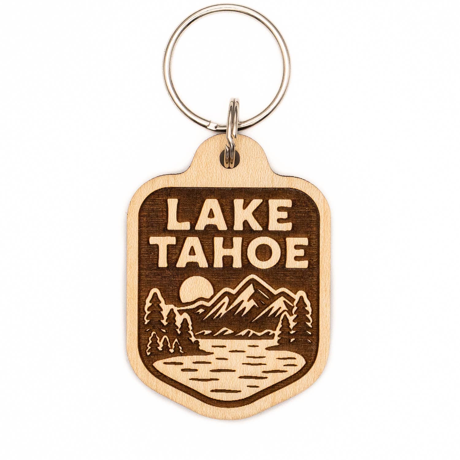 Steamer Lane Design - Wholesale Keychain - Unisex - Lake Tahoe Patch Keychain0