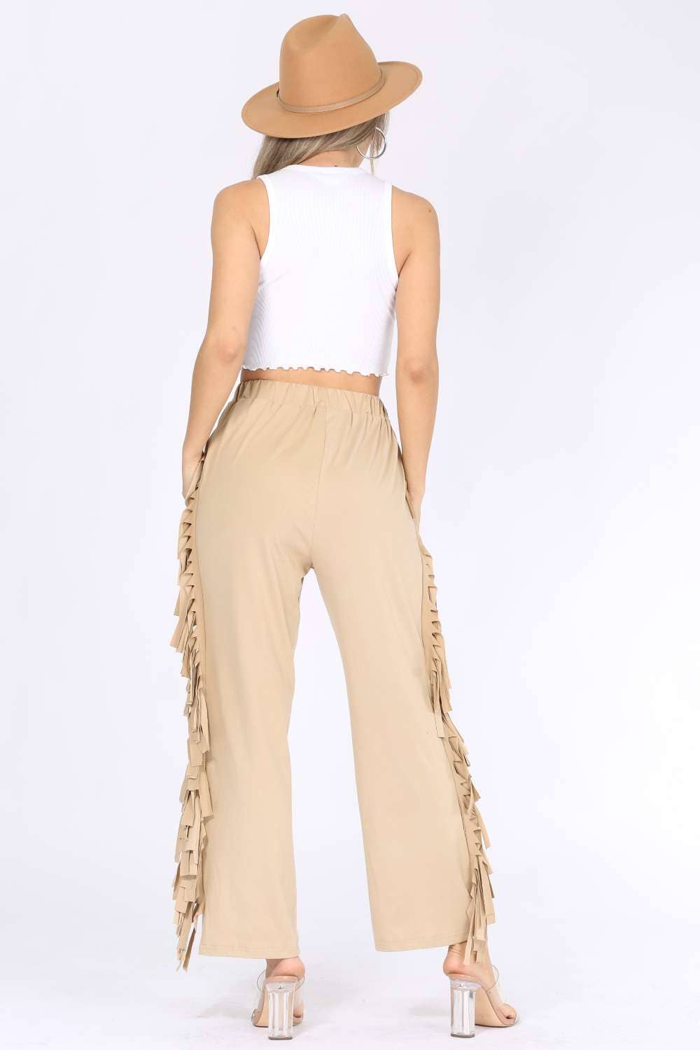 Queen Fashion - Wholesale Broek - Dames - veelzijdige nette broek, broek met franjespanelen11