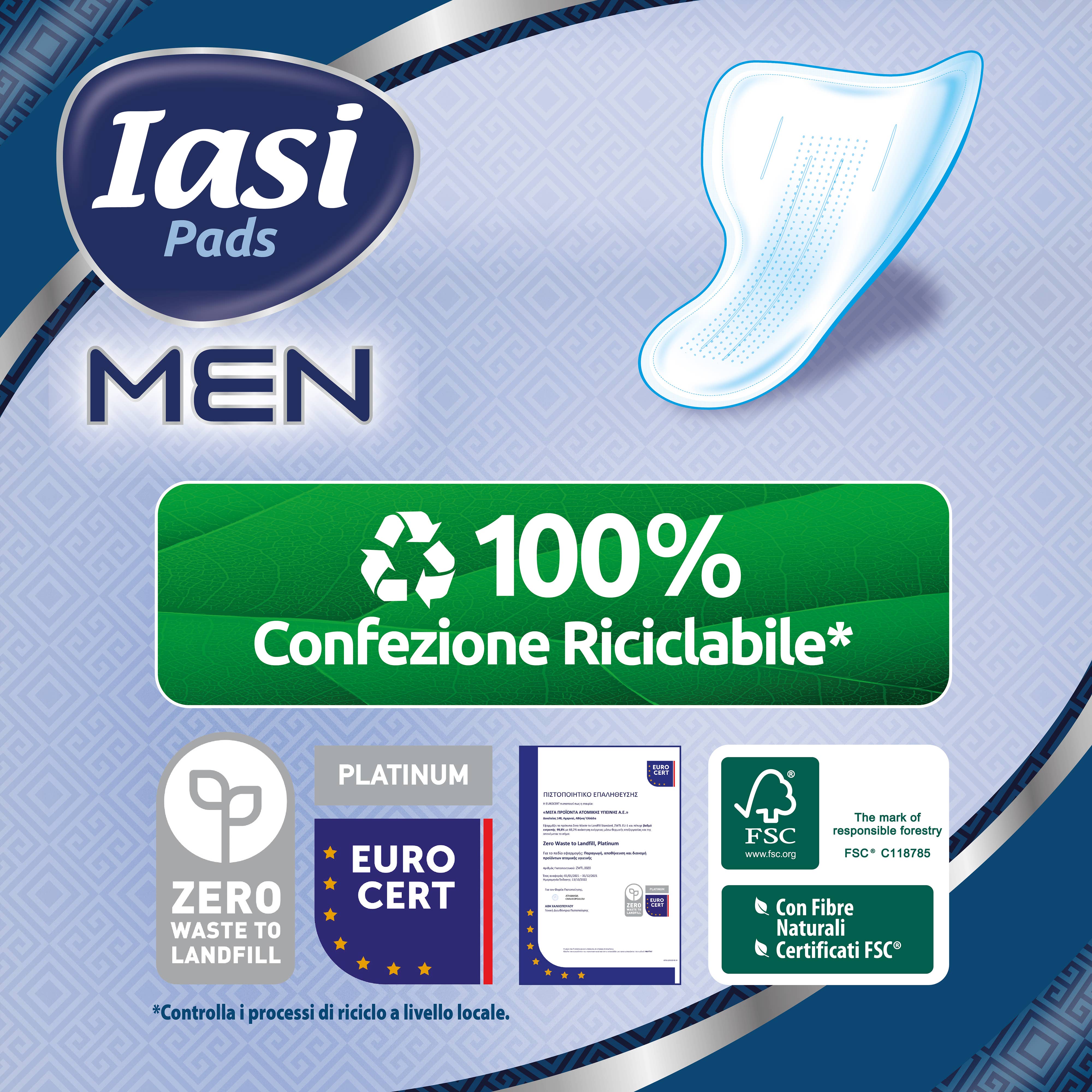 Babylino - Wholesale Incontinence Aid - IASI Men Absorbent Shields Level 3, 10 Units3