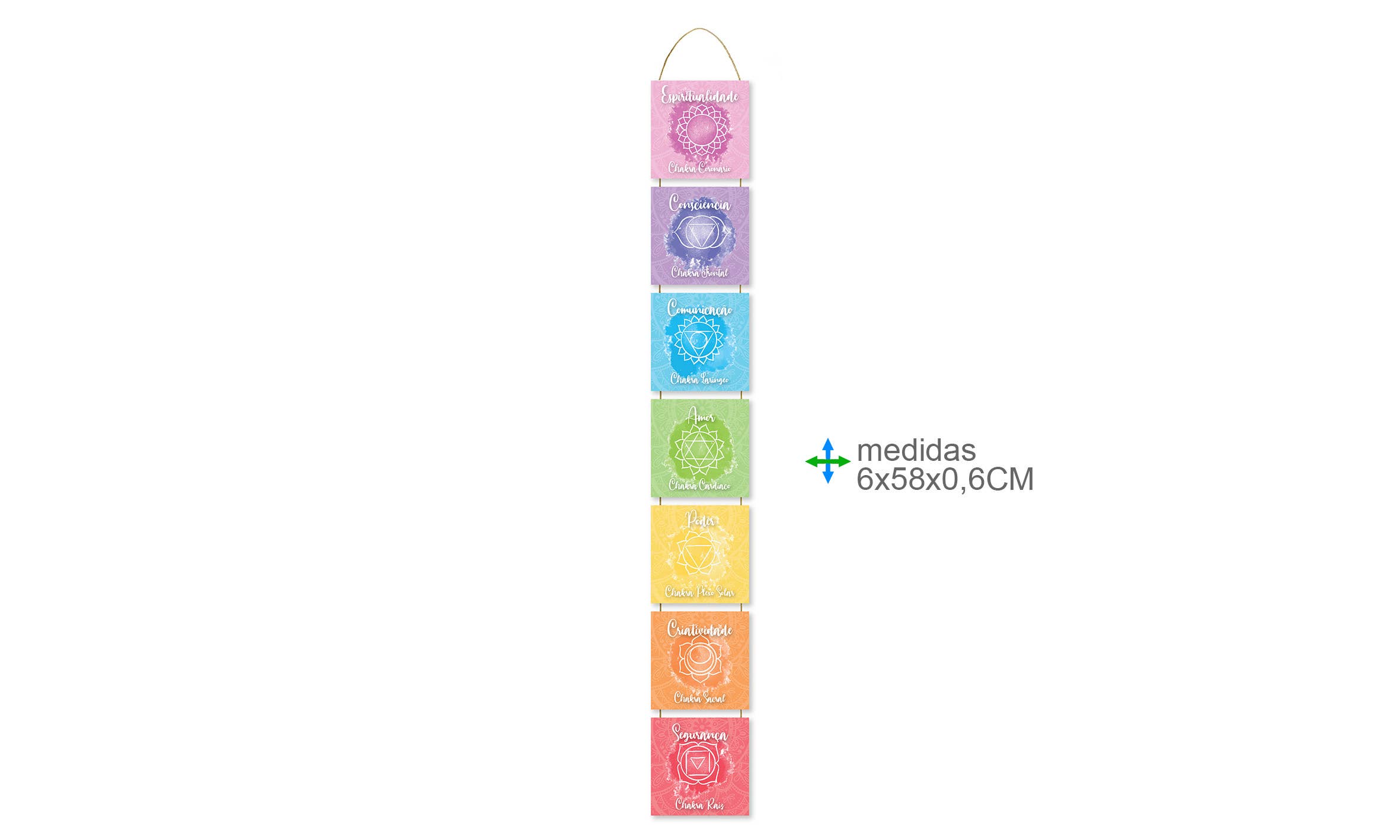 Esoterica Arte - Vendita all'ingrosso Decorazione da parete 3D - Pannello Parete MDF 6x58x0,6cm (6pezzi)0