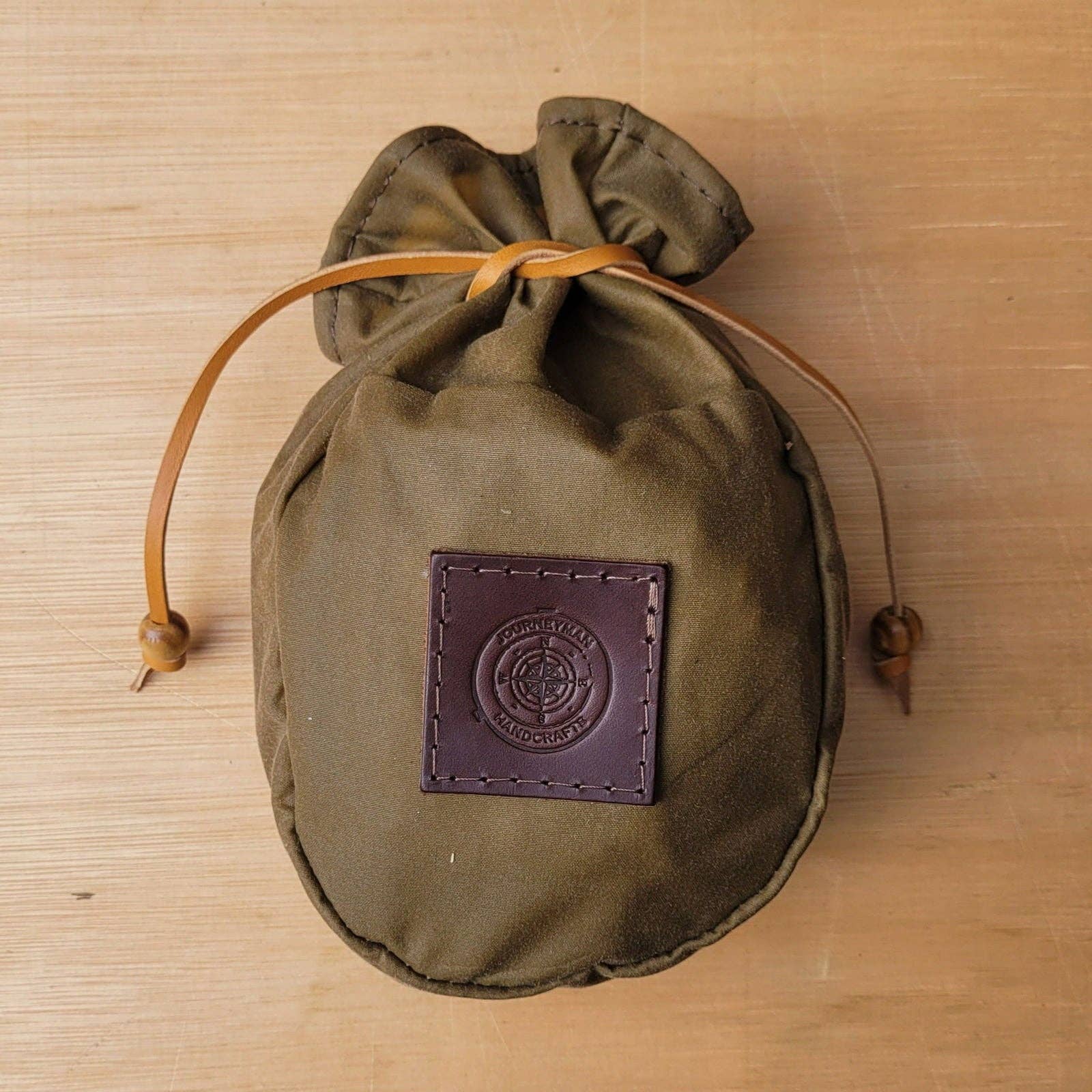 Journeyman Handcraft – Engroshandel Posetaske – unisex – Vokslærred Kaffepose14