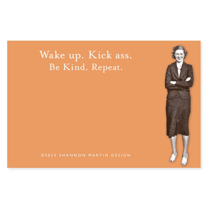 Wake Up Sticky Note for wholesale by Shannon Martin Design
