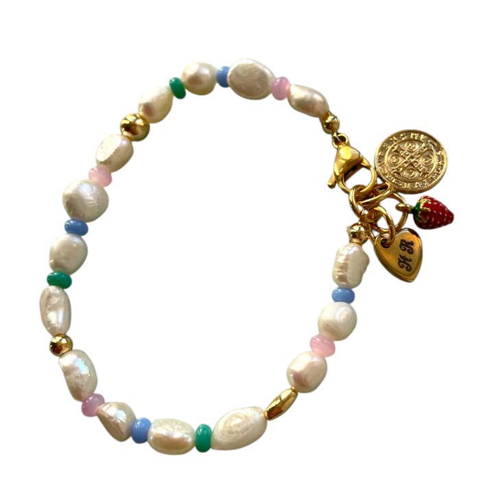 Pastel dreams bracelet for wholesale by Holy Recycle