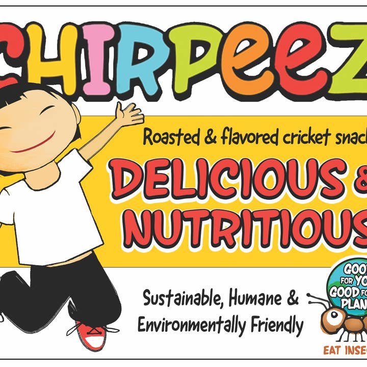 EntoLife Edible Insects - Crickets, Ants & Scorpions! - Wholesale Cheese - CHIRPEEZ FLAVORED CRICKET SNACKS - White Cheddar3