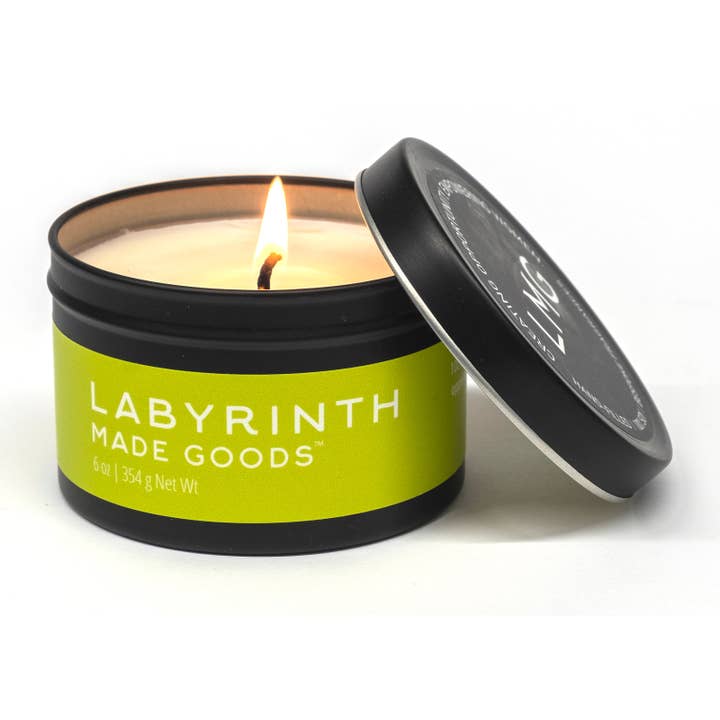 Bougie de voyage 100 % Soy Spring No.57 35 heures pour la vente par Labyrinth Made Goods