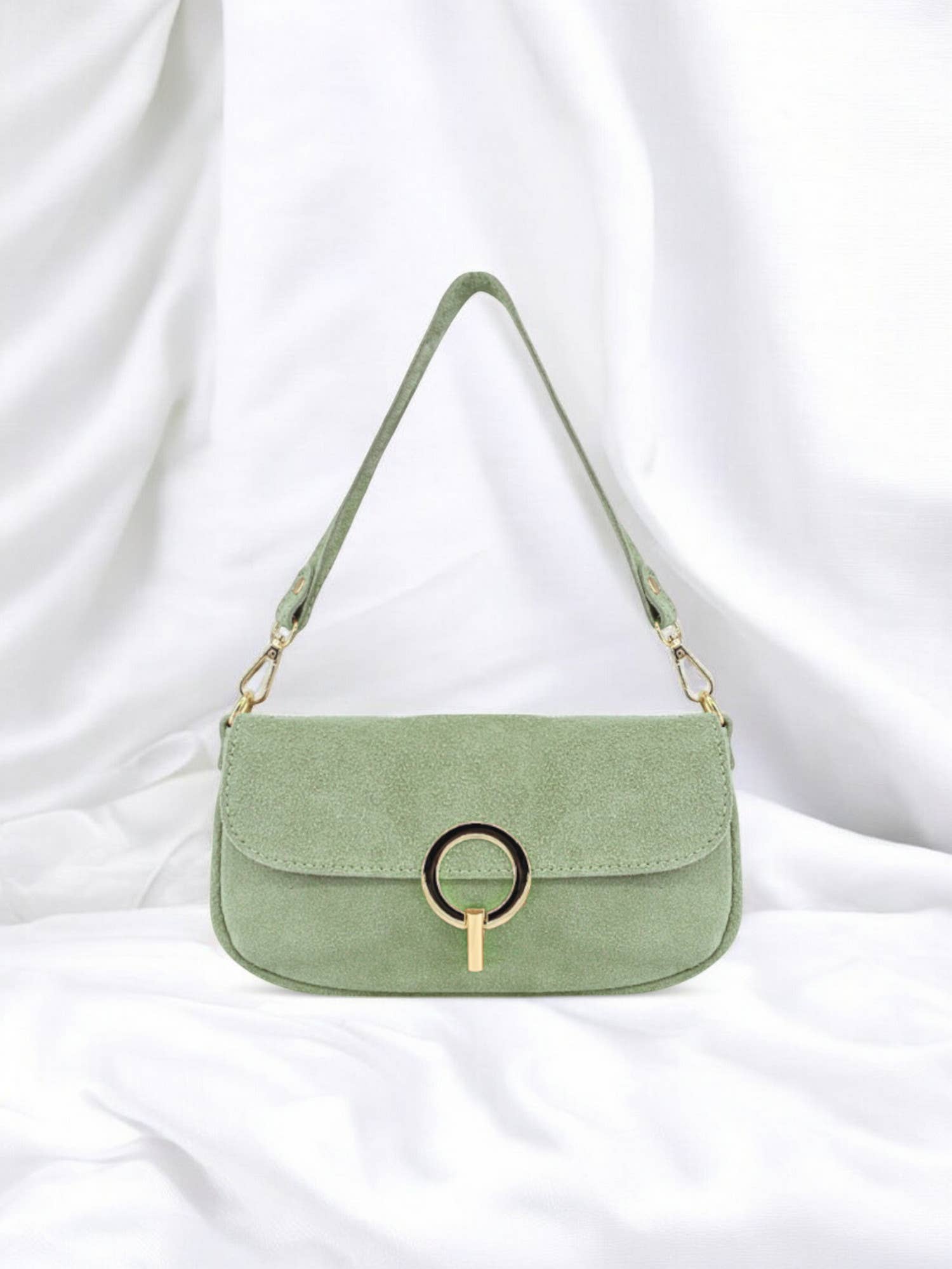 ITALIAN'S LEATHER – Großhandel Schultertasche – Damen – Nuria Lederhandtasche aus Wildleder 25030519