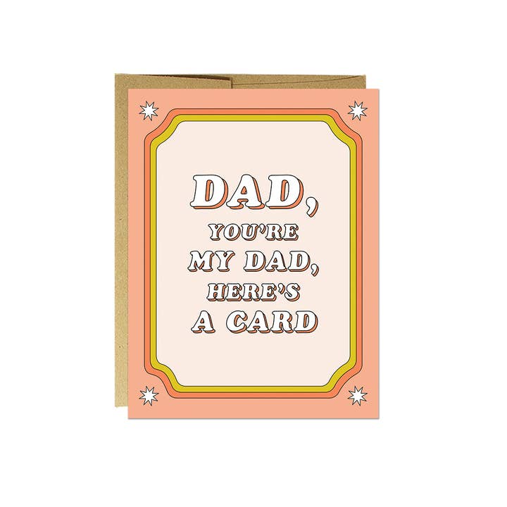 Party Mountain Paper co. - Wholesale Vaderdagkaartje - No-Nonsense Dad | Vaderdagkaart3
