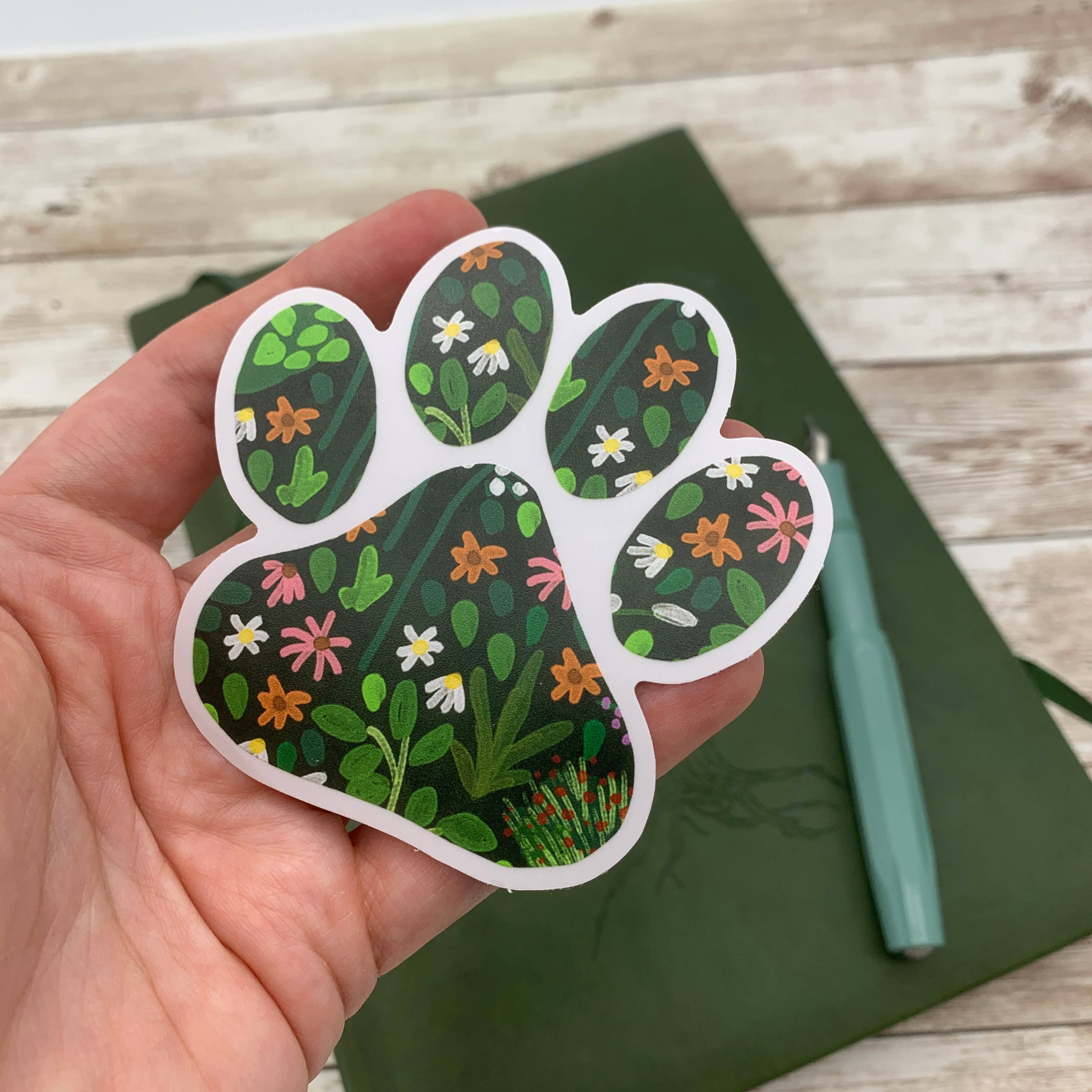 Samantha Hall Designs – wholesale Sticker – Paw Print Sticker1