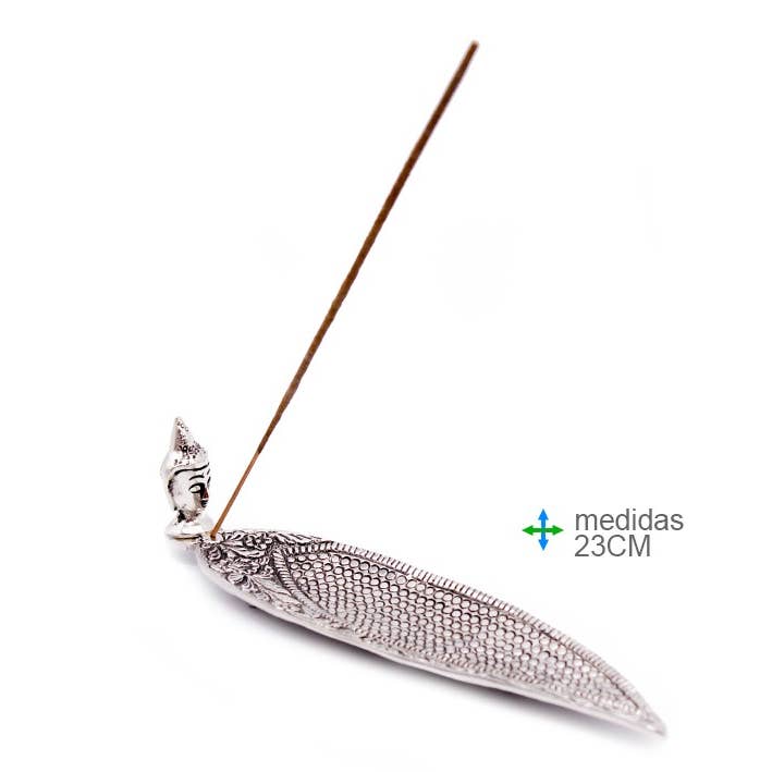 Metal Buddha Incense Holder 23cm (2 pcs) for wholesale by Esoterica Arte