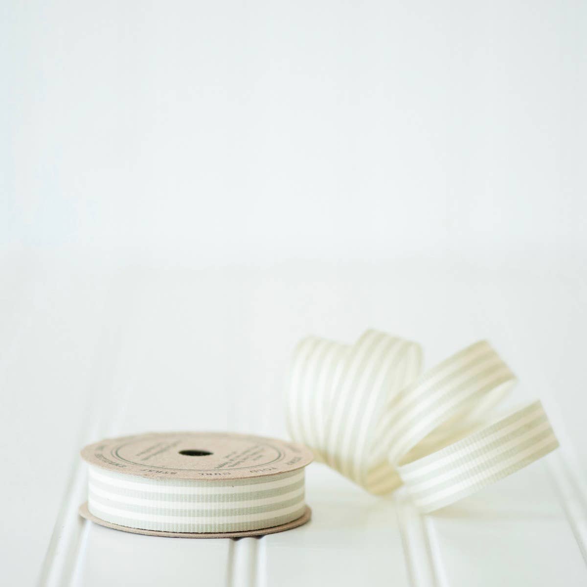 Wrappily Eco Gift Wrap Co. - Wholesale Ribbon - Gift Wrapping - Natural Cotton Curling Ribbon - Stripes & Dots0