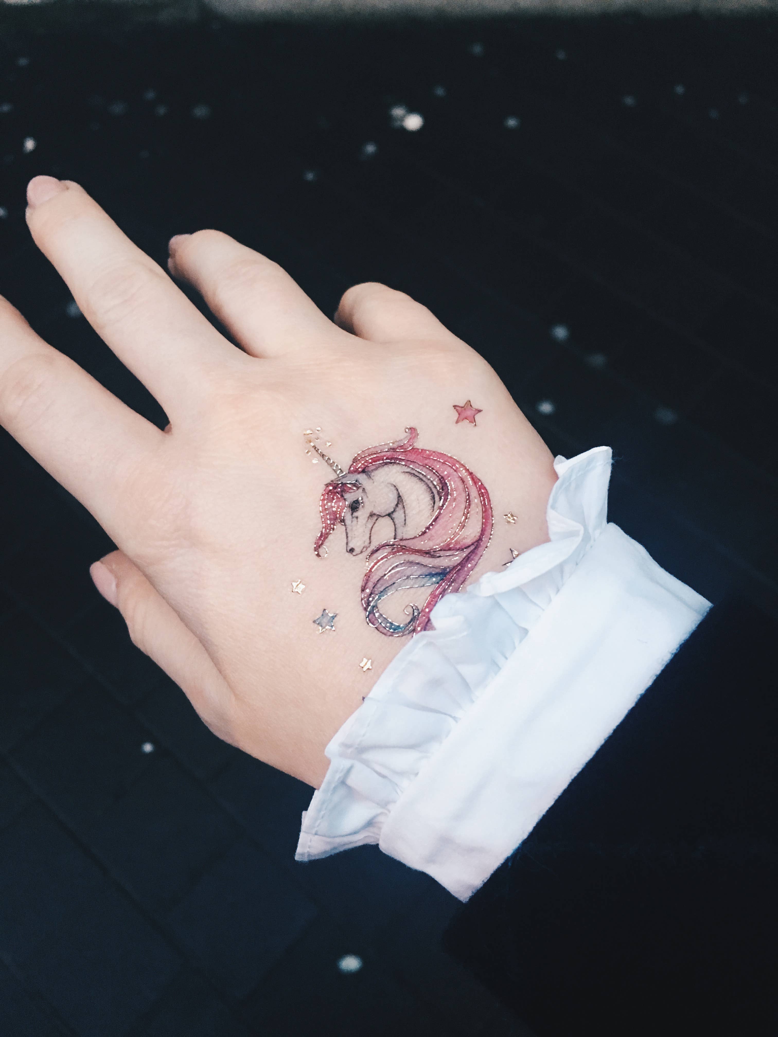 PAPERSELF – wholesale Tillfällig tatuering – Enhörning tillfälliga tatueringar klistermärken7