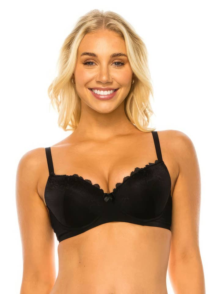 Floral Lace Bra for wholesale by CC Wholesale Clothing