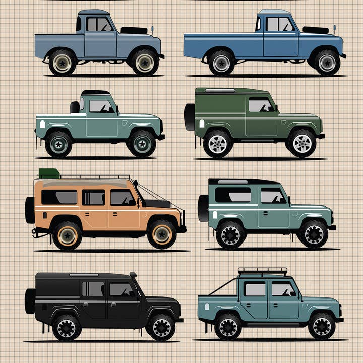 Coach House Partners - Wholesale Notebook - Land Rover Softback Notebook (A5 lined 120 pages)1