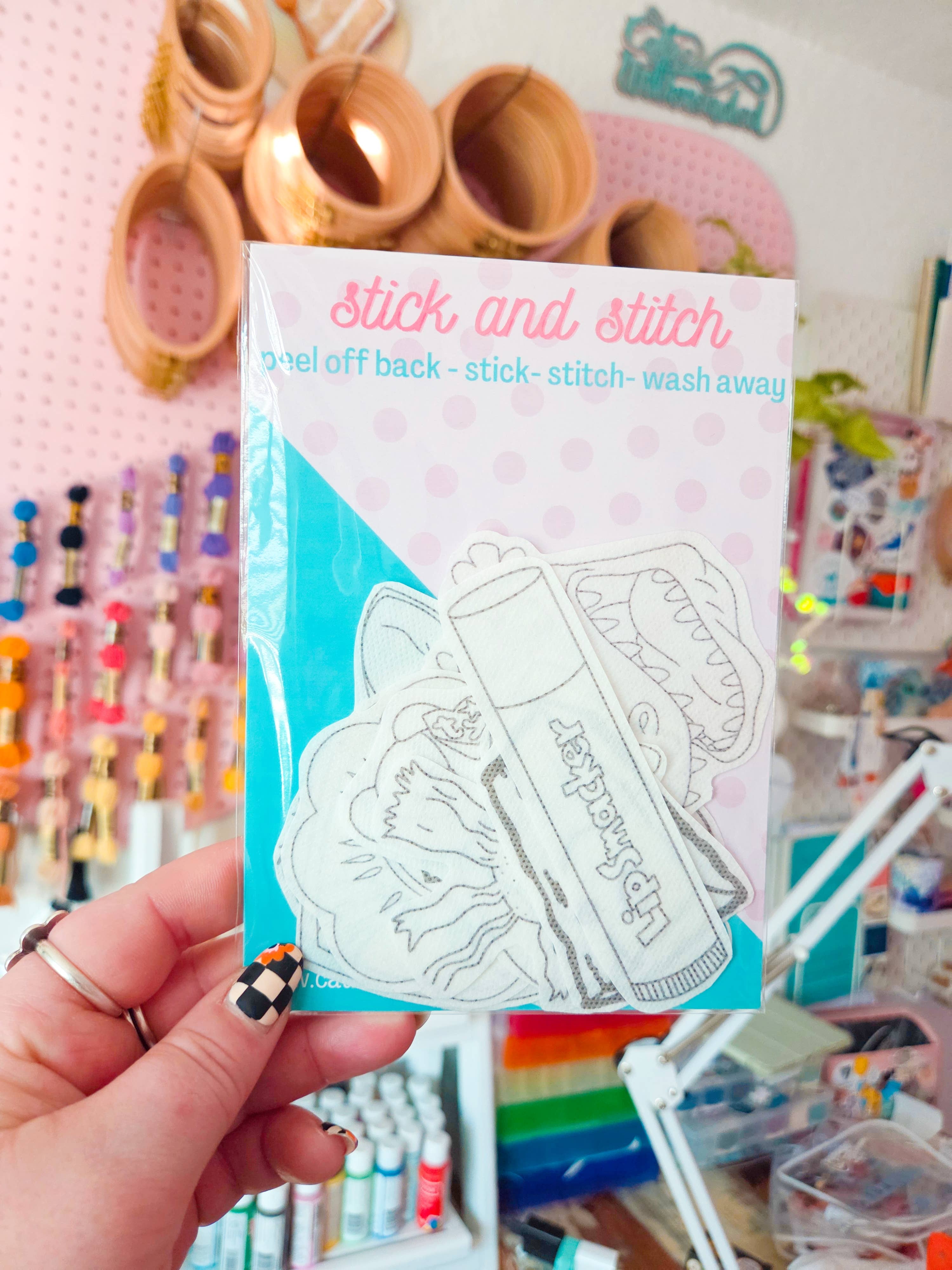 90s theme Stick and Stitch Pack for wholesale by Catie Unthreaded