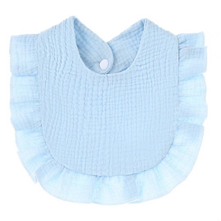 Zsa Zsa & LoLLi Monogram Blanks - Wholesale Bib - Baby - Muslin Ruffle Toddler Bib ($4 ea) Baby Gift, Shower Gift7