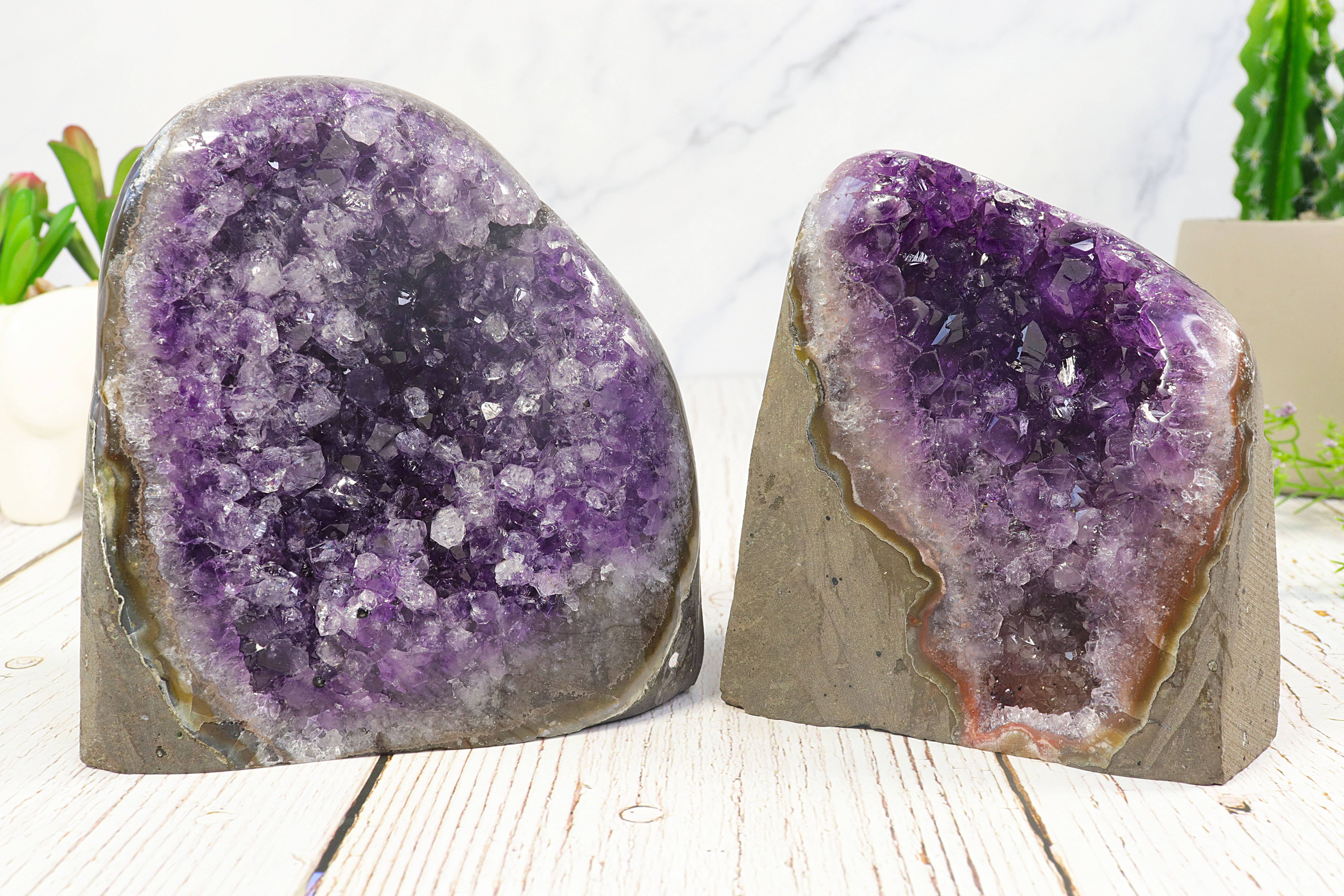 Natures Artifacts Inc - Wholesale Spiritual Stone/Crystal - Amethyst Cluster Druze Natural Decorator7
