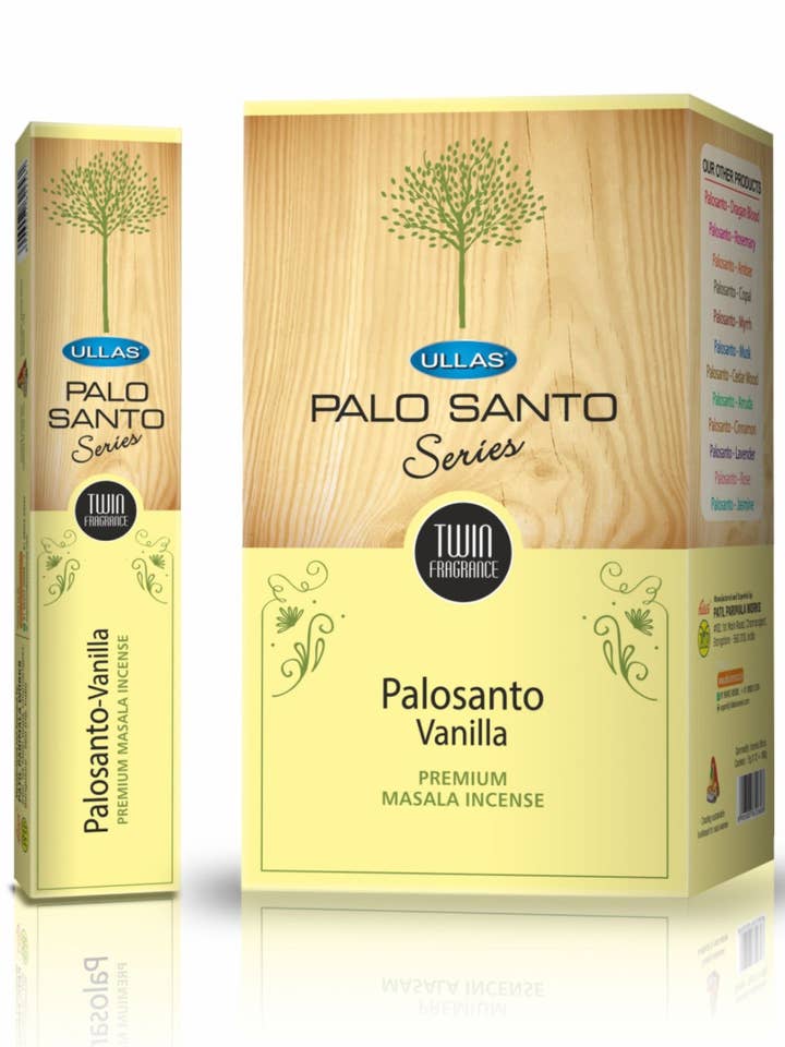 Ullas Series PS 15g Palo Santo-Vanilla for wholesale by AUM Fragrances