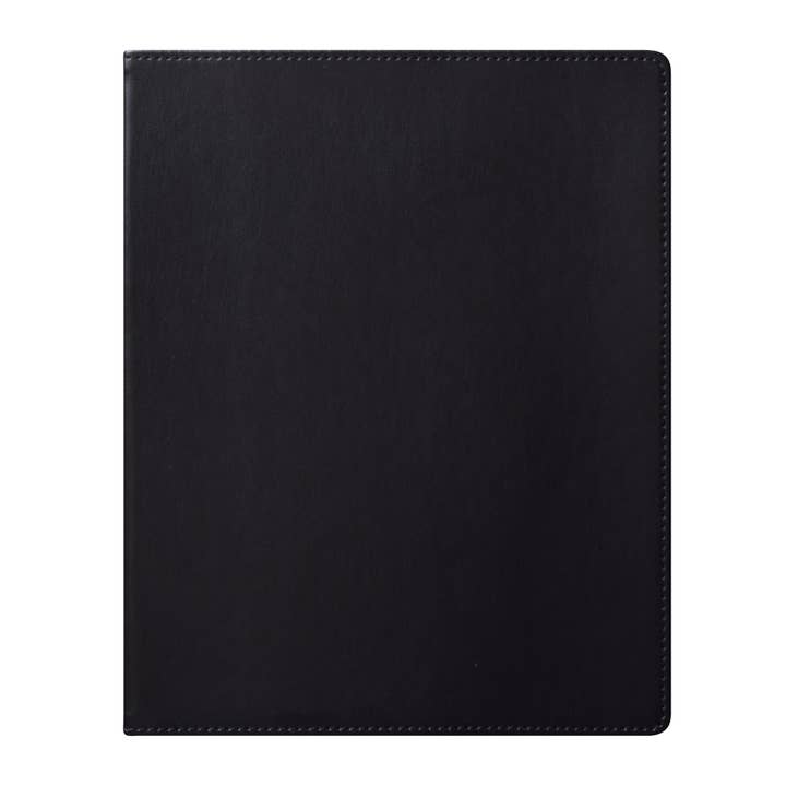 Large Simple Black Journal for wholesale by Eccolo