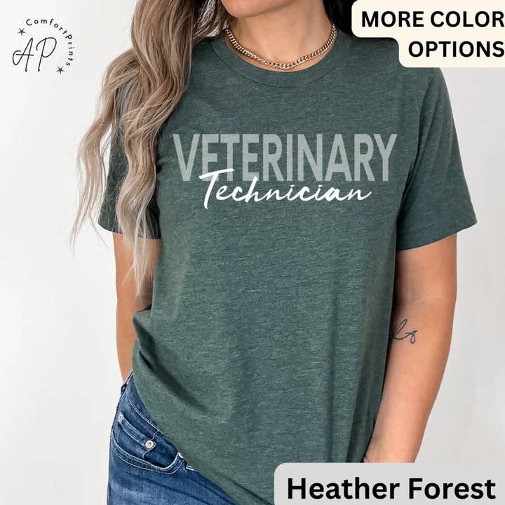 APComfortPrints - Wholesale Shirt - Women's - Veterinary Technician Shirt